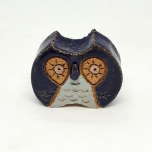 Flat Owl - Navy Blue