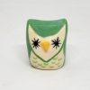 Square Owl - Jade Green