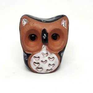 Terracotta square Owl