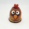 Terracotta Owl with Heart on Head