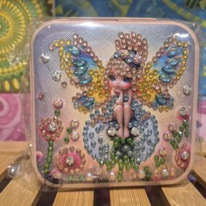 Fairy on a dandelion jewellery box