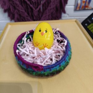 Medium Woven Easter Basket