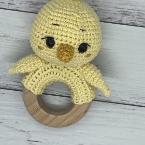 Baby Rattle - Yellow Chick