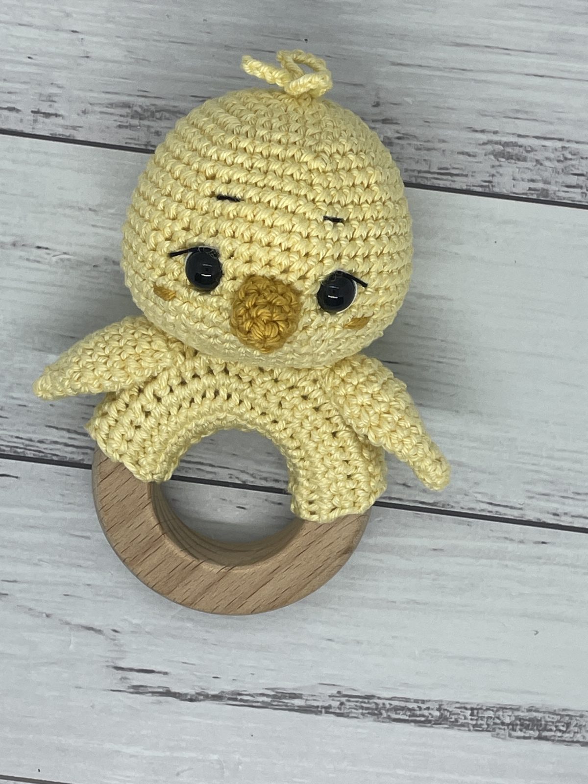 Baby Rattle - Yellow Chick