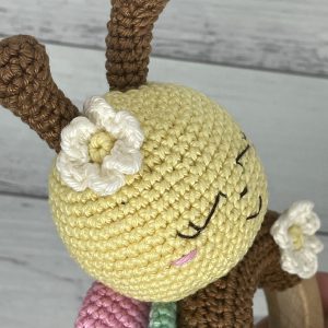 Baby Rattle - Yellow Butterfly