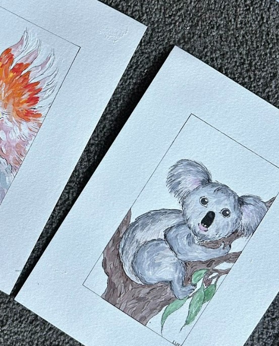 Koala - Embellished Print