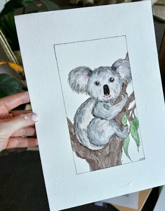 Koala - Embellished Print