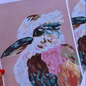 Baz the Kookaburra - Embellished Print